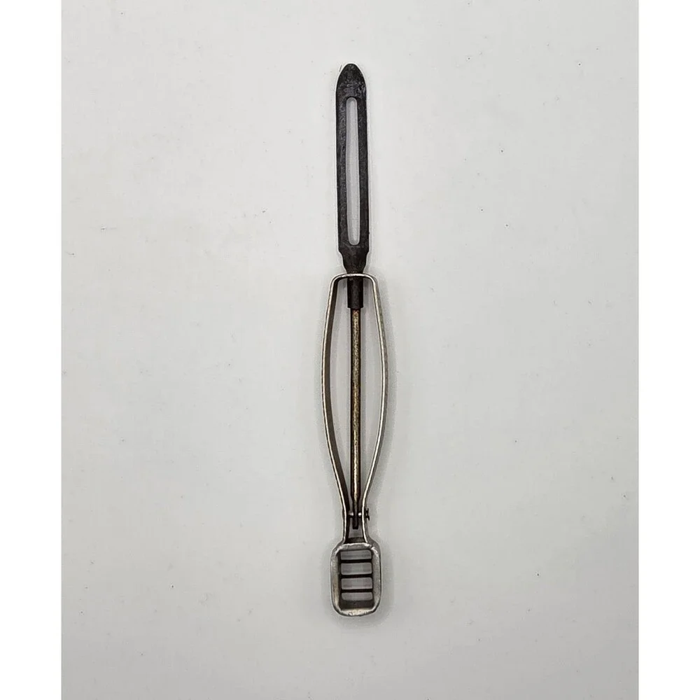 Vtg EKCO Nee Action Vegetable Peeler Bean Slicer Potato Eye Tool Slip Pruf